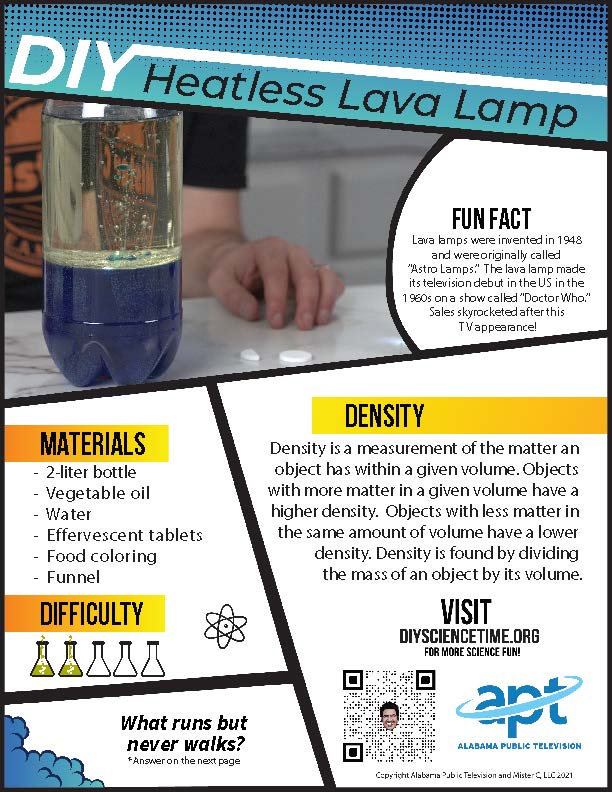DIY Heatless Lava Lamp
